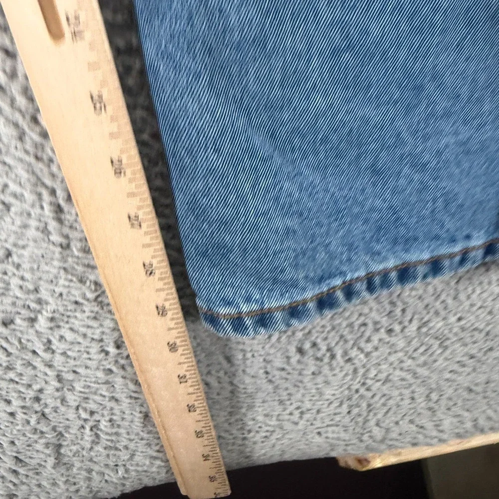 Blue Mountain Jeans Men's 40x30 Cotton Denim Straight Leg Carpenter Workwear